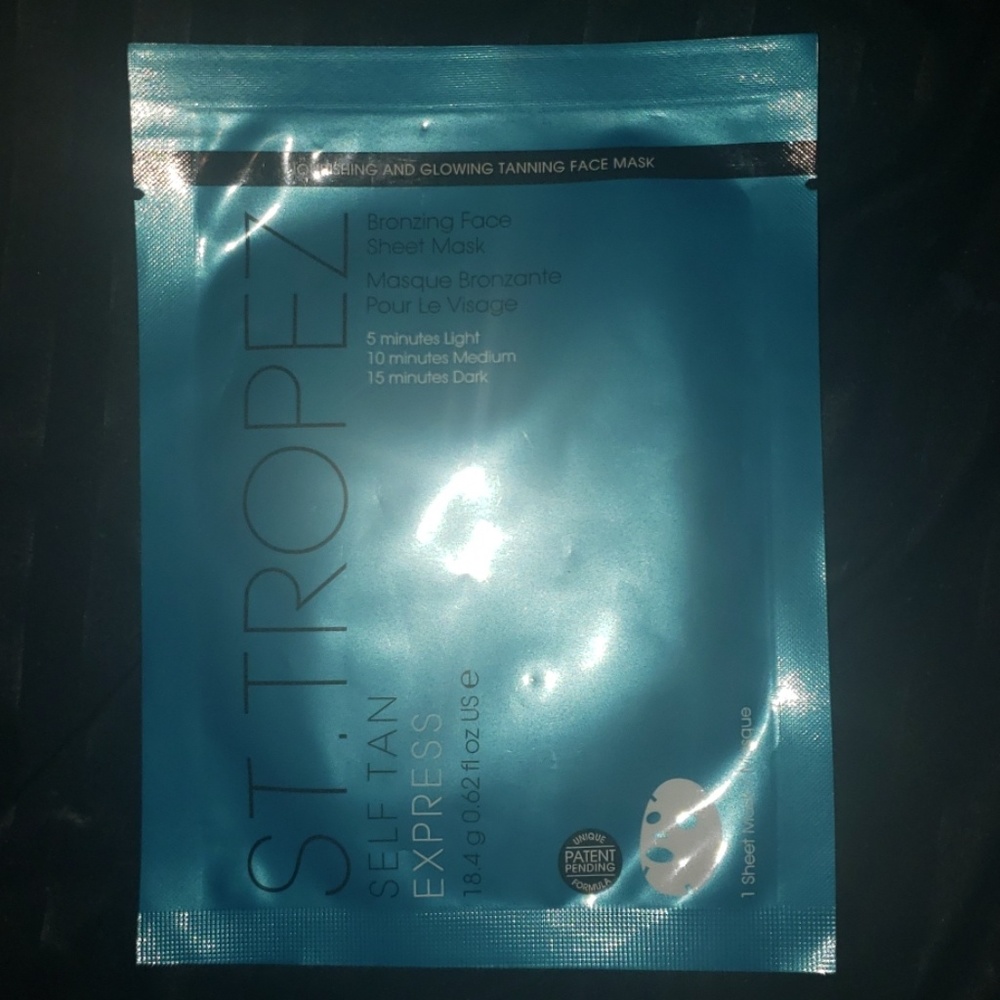 St Tropez Self Tanning Bronzing Face Sheet Mask
